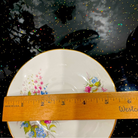 VTG Sadler Wellington Tea Cup & Saucer Floral Bone China Made In England - Picture 5 of 7
